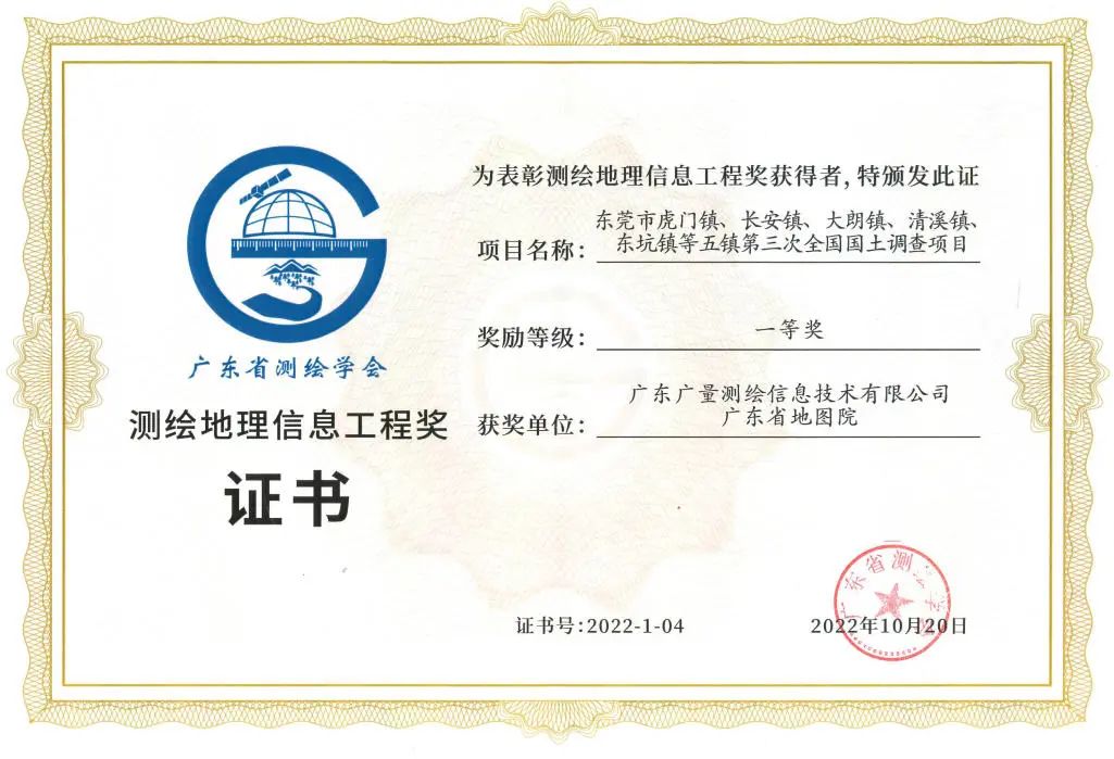 一等奖！优德88测绘YYDS！